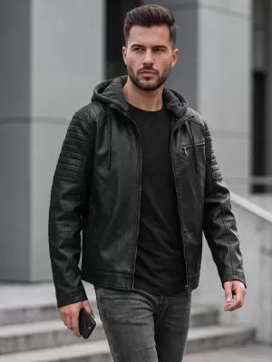 Pánska bunda DSTREET TX5143 ČIERNA