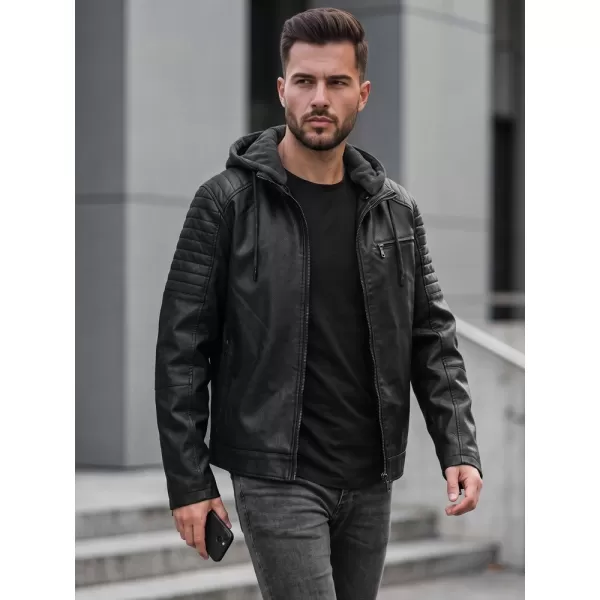  Pánska bunda DSTREET TX5143 ČIERNA 