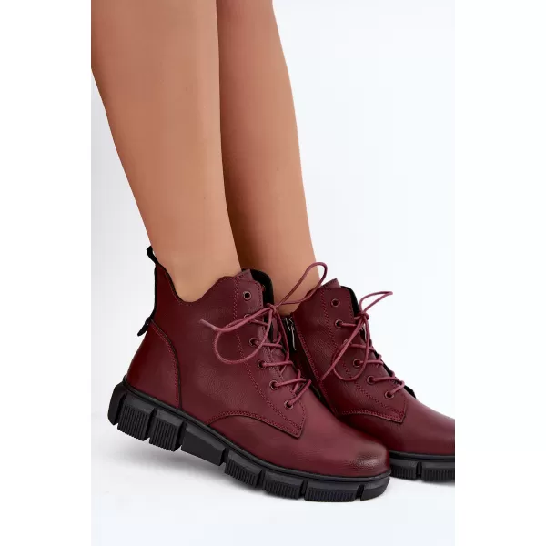  Dámske topánky BOTO 26BT17-9301 BURGUNDY 