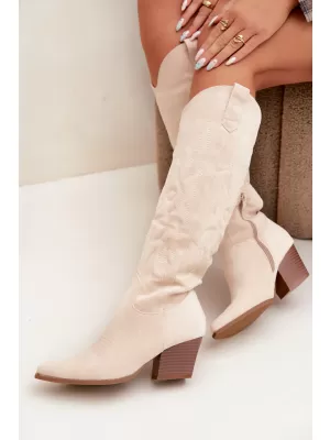 Dámske čižmy BOTO 9697A-1 BEIGE