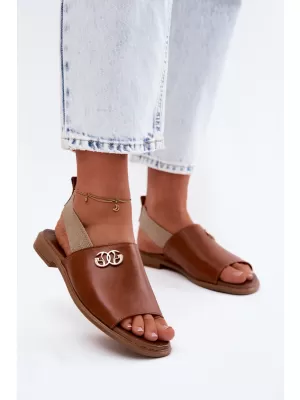 Dámske sandále ZAZOO 40473 BROWN