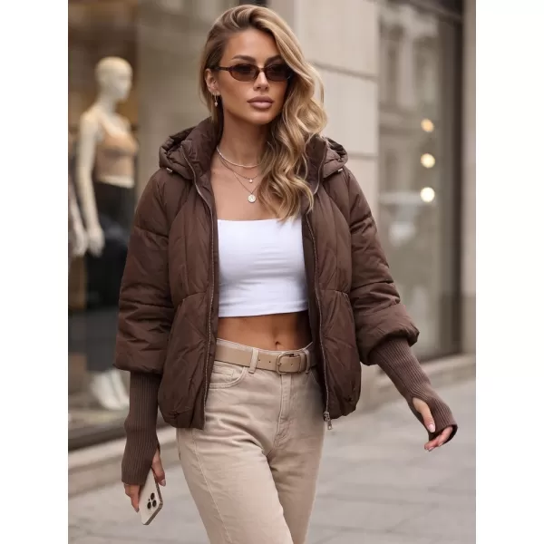  Dámska bunda DSTREET TY5895 HNEDÁ 
