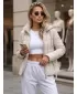 Dámska bunda DSTREET TY5860 SVETLO ŠEDÁ