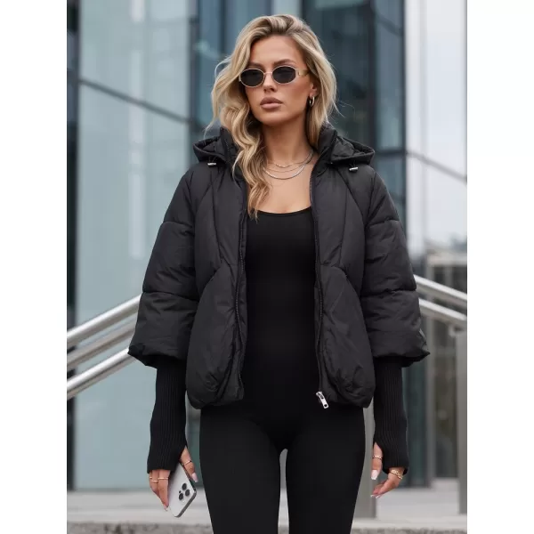  Dámska bunda DSTREET TY5826 ČIERNA 