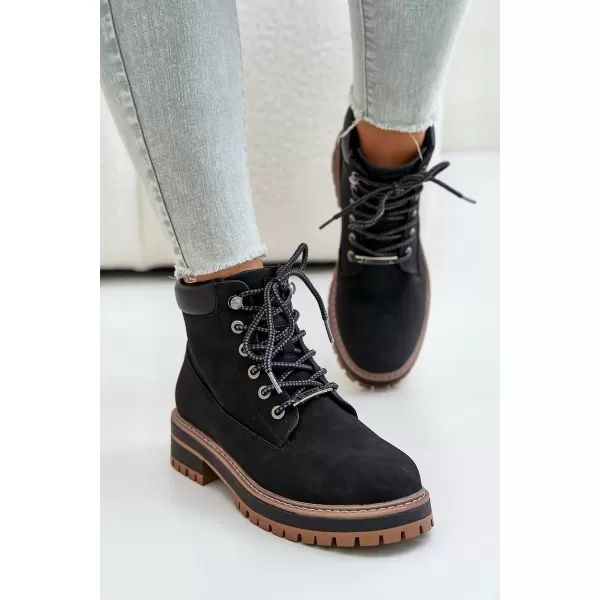 Dámske členkové topánky BIG STAR SHOES OO274A290 BLACK 