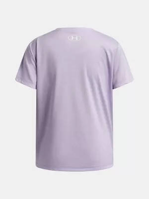 Dievčenské tričko UNDER ARMOUR TECH TWIST WDMK LOGO SS 6007134-536 FIALOVÁ