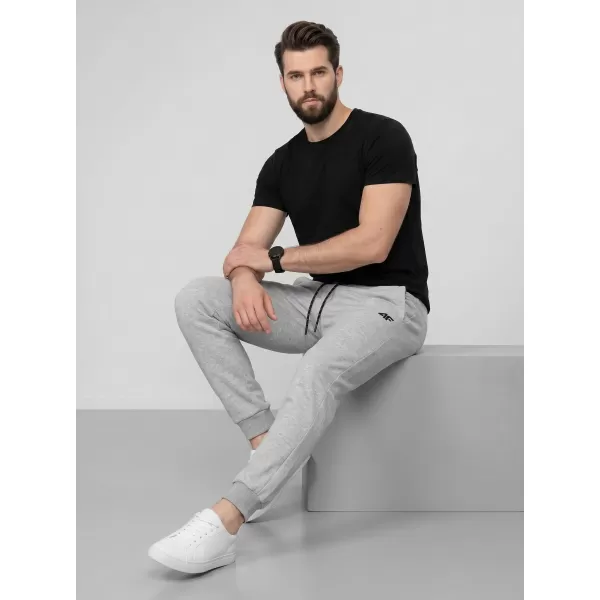  Pánske nohavice 4F WMM00TTROM1676 COLD LIGHT GREY MELANGE 