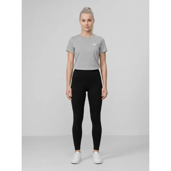  Dámske tričko 4F WMM00TTSHF3308 COLD LIGHT GREY MELANGE 