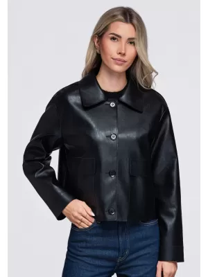 Dámska bunda OMBRE OW-JT-E0005 BLACK