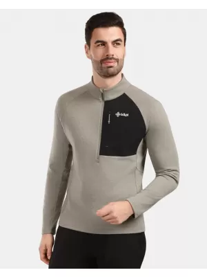 Pánska fleece mikina KILPI MONTALE-M 1M0203KI ZELENÁ