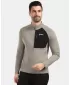 Pánska fleece mikina KILPI MONTALE-M 1M0203KI ZELENÁ