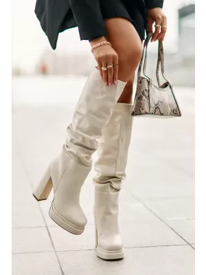 Dámske čižmy BOTO C-263 BEIGE