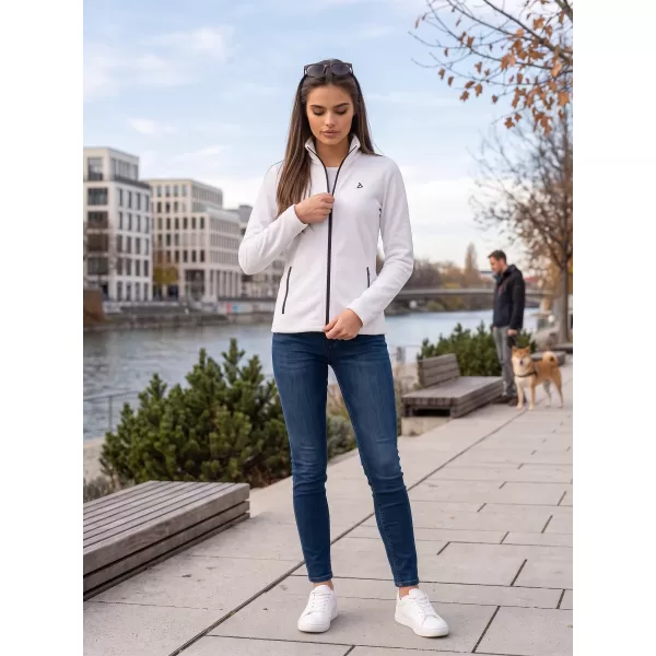  Dámska fleece mikina ALTISPORT ALW002852 BIELA 