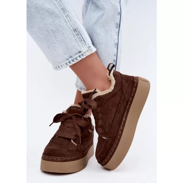  Dámske topánky BIG STAR SHOES UU274188 BROWN/BEIGE SHADOWS 