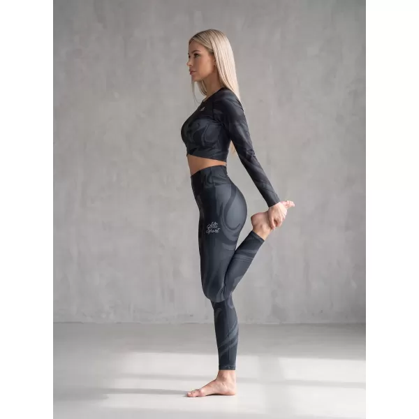  Dámske dlhé legíny premium (nové veľkosti) ALTISPORT VOJ/ALW072LEG05 BLACK 