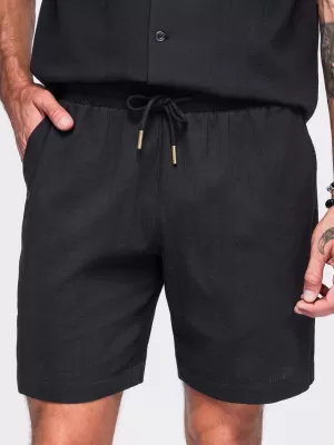 Pánske kraťasy OMBRE OM-SRCS-0209 BLACK