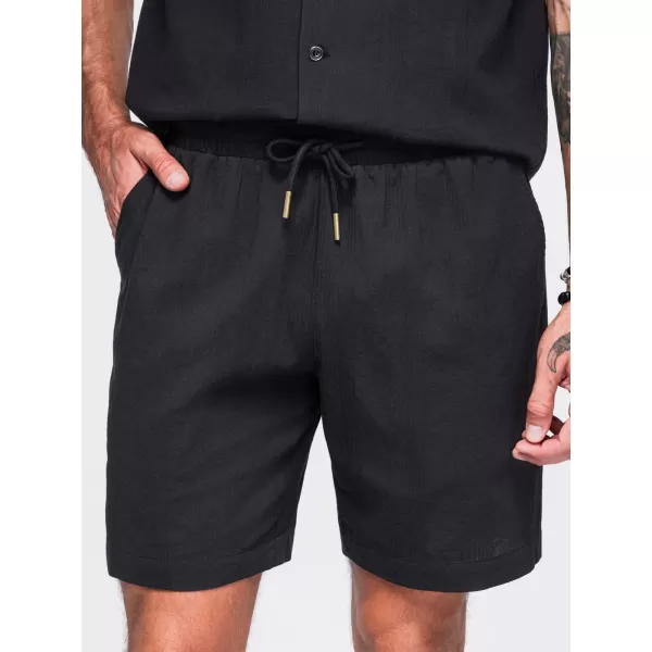  Pánske kraťasy OMBRE OM-SRCS-0209 BLACK 