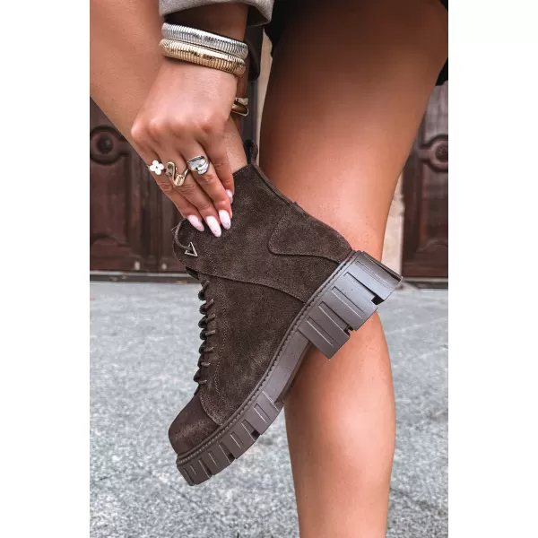  Dámske topánky D&A JC62-1045 BROWN 