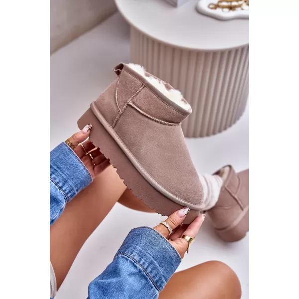  Dámske topánky BOTO W5828 KHAKI 