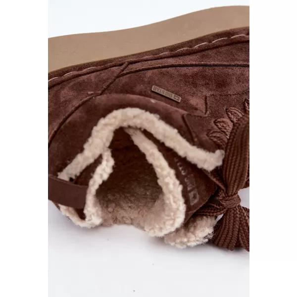  Dámske topánky BIG STAR SHOES UU274188 BROWN/BEIGE SHADOWS 