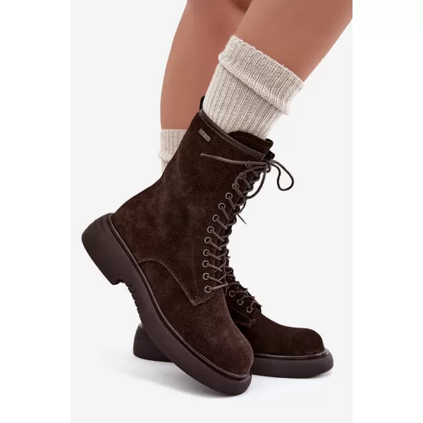  Dámske topánky BIG STAR SHOES UU274612 BROWN/BEIGE 