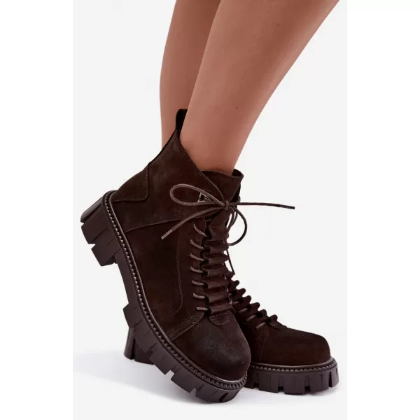  Dámske topánky D&A JC62-1045 BROWN 