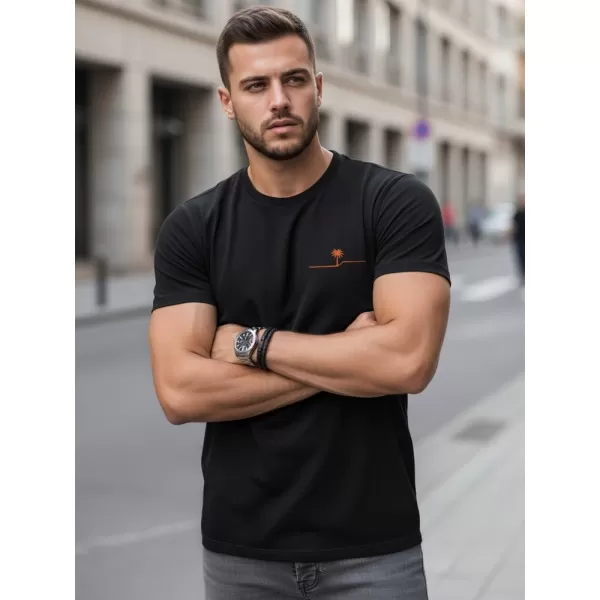  Pánske tričko DSTREET NX0156R-BK ČIERNA 