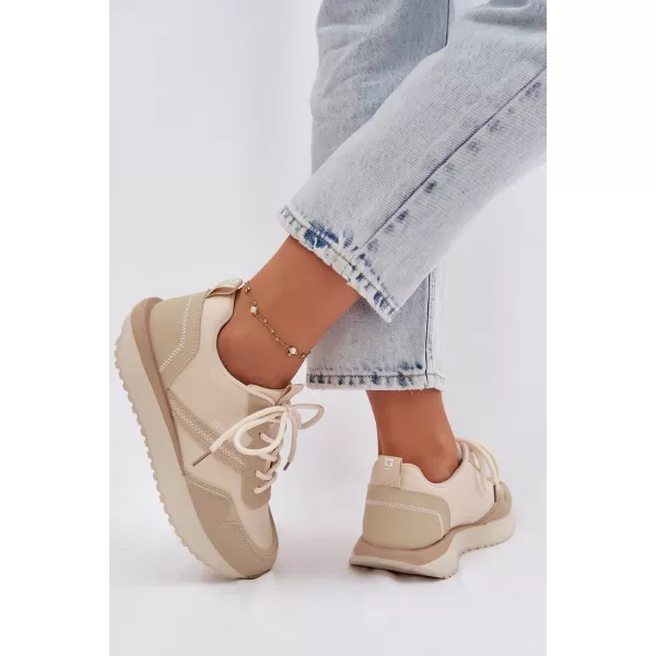  Dámske tenisky BIG STAR SHOES TT274278 BEIGE 