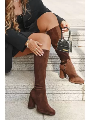 Dámske čižmy BOTO NN634 BROWN
