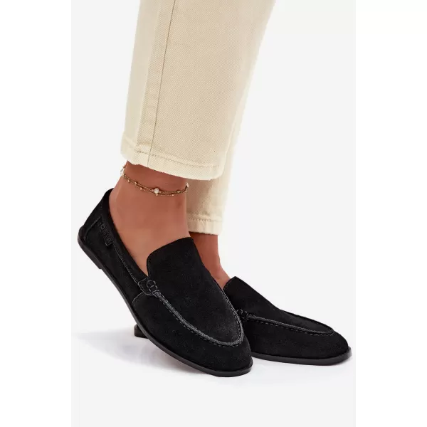  Dámske mokasíny BIG STAR SHOES TT274209 BLACK 