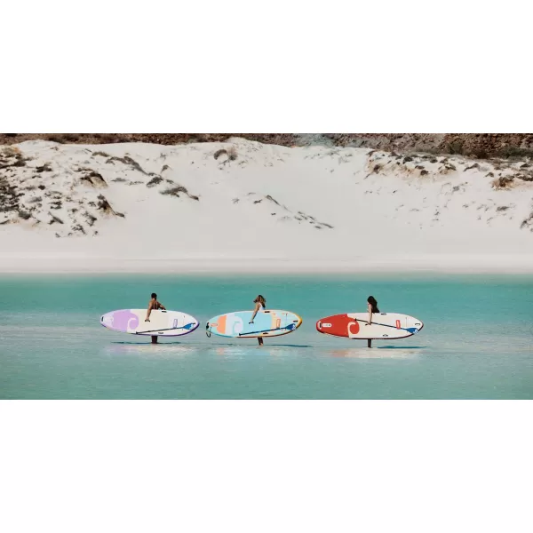  Paddleboard SKIFFO RIVAGE LAVA ČERVENÁ/BIELA 