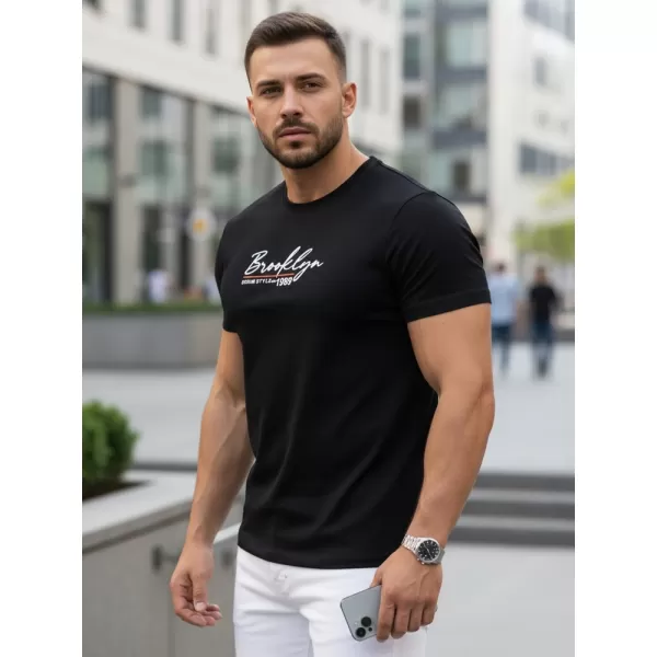  Pánske tričko DSTREET RX5403 ČIERNA 