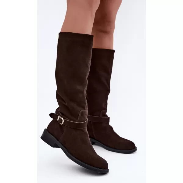  Dámske čižmy VINCEZA 89168 BROWN 