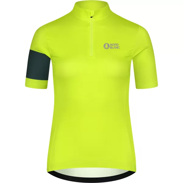  Dámsky cyklo dres NORDBLANC ENTHUSIAST NBSLF8084 ZELENÁ 
