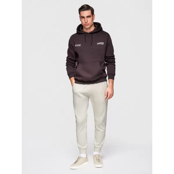  Pánske tepláky OMBRE OM-PABS-0305 CREAM 