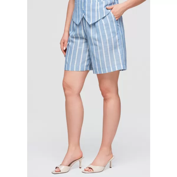  Dámske kraťasy OMBRE OW-ST-E0017 BLUE 