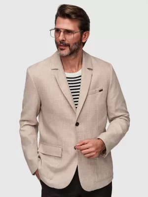 Pánske sako OMBRE M169 LIGHT BEIGE
