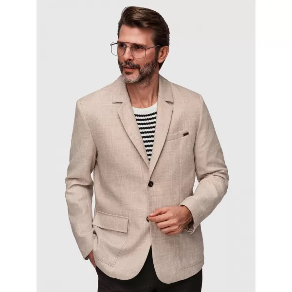  Pánske sako OMBRE M169 LIGHT BEIGE 