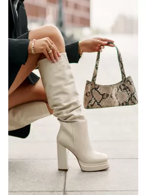 Dámske čižmy BOTO C-263 BEIGE