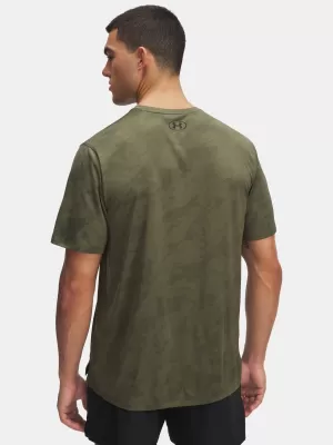 Pánske tričko UNDER ARMOUR TECH VENT JCQRD SS 1390047-390 ZELENÁ