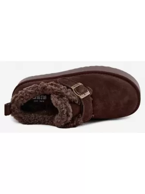 Dámske snehule BIG STAR SHOES UU274319 BROWN/BEIGE
