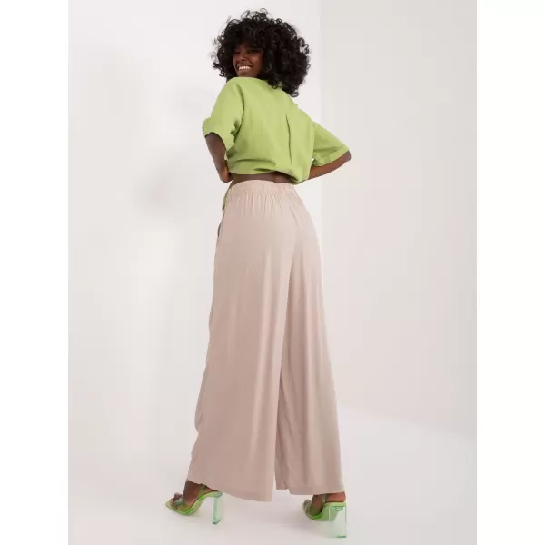  Dámske nohavice SUBLEVEL D73761M62237E BEIGE 