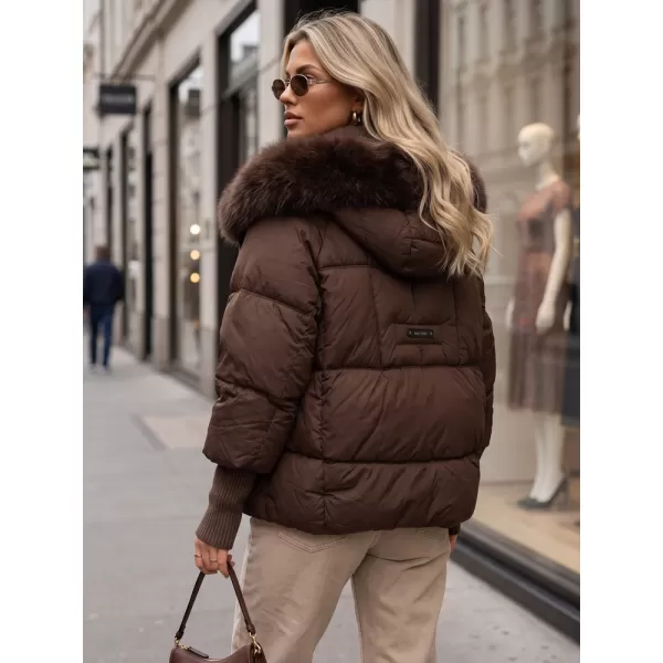  Dámska bunda DSTREET TY5744 HNEDÁ 