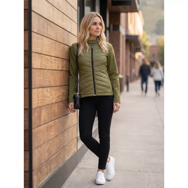  Dámska hybridná bunda MALFINI PREMIUM CROSS 556 AVOCADO GREEN 