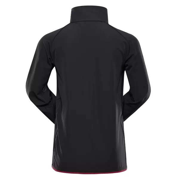  Detská bunda ALPINE PRO GERLO FUCHSIA RED 