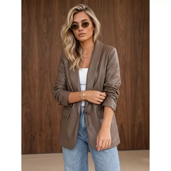 Dámske sako DSTREET PY0166 FANGO 