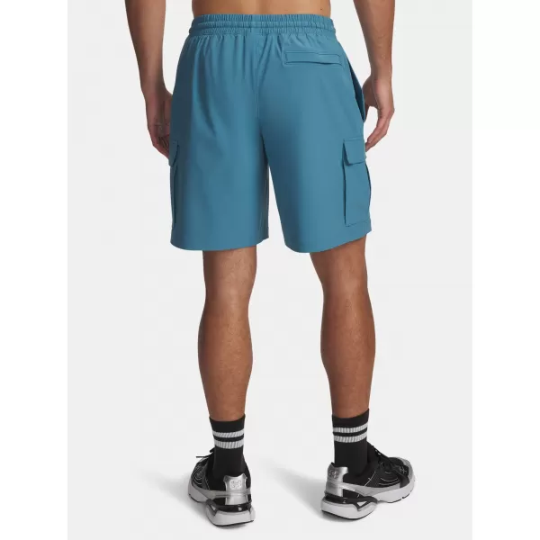  Pánske kraťasy UNDER ARMOUR VIBE WOVEN CARGO SHORT 1386560-466 MODRÁ 