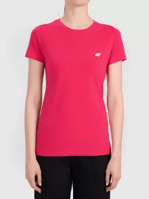 Dámske funkčné tričko 4F WAW25TFTSF1527 DARK PINK