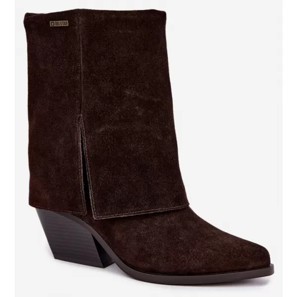  Dámske čižmy BIG STAR SHOES UU274115 BROWN/BEIGE SHADOWS 