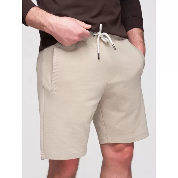  Pánsky set kraťas OMBRE Z124 BLACK/BEIGE 